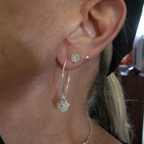 NEW Mini Heart Hook Earrings Return to Tiffany & Co Solid 925 Sterling Silver - Picture 12 of 15